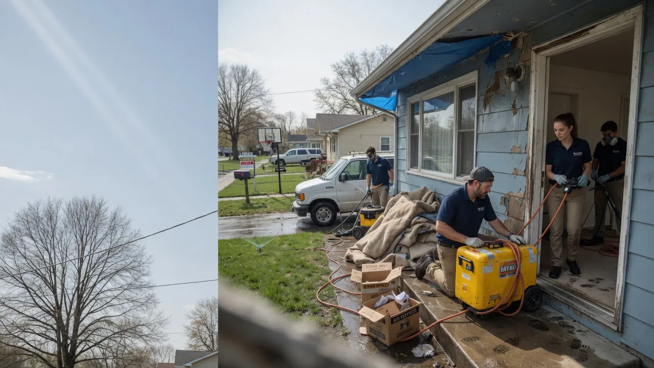 Basement Flood Cleanup in Watkins, MN near me